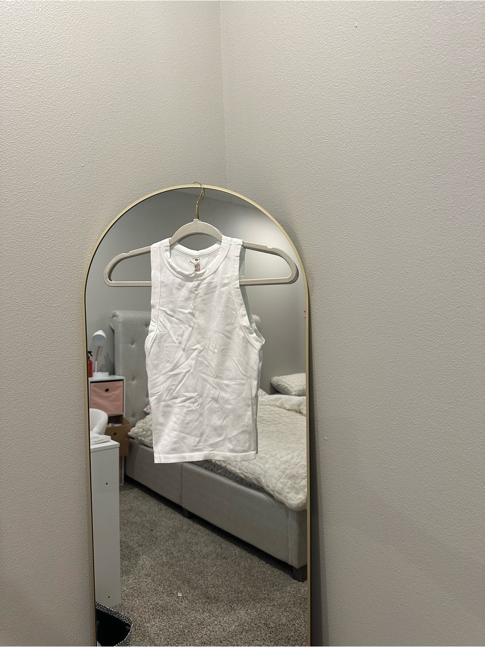 FP Movement by Free People Girls White Ribbed Tank